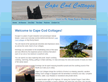 Tablet Screenshot of capecodcottagesonline.com